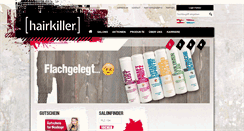 Desktop Screenshot of hairkiller.com
