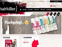 Tablet Screenshot of hairkiller.com